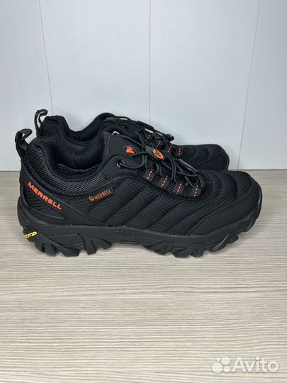 Кроссовки мужские термо merrell black теплые