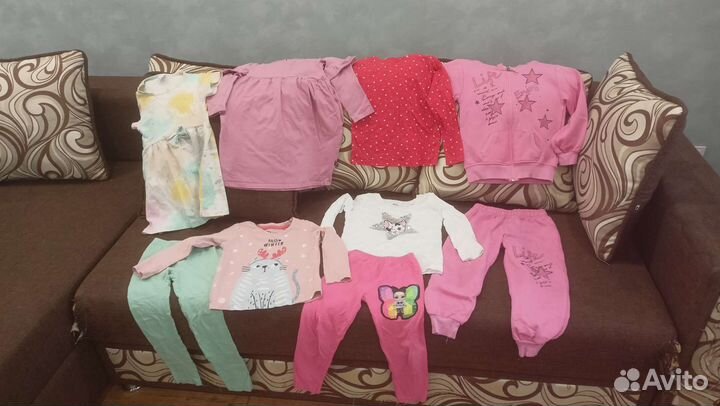 Вещи пакетом для девочки 104 110размер