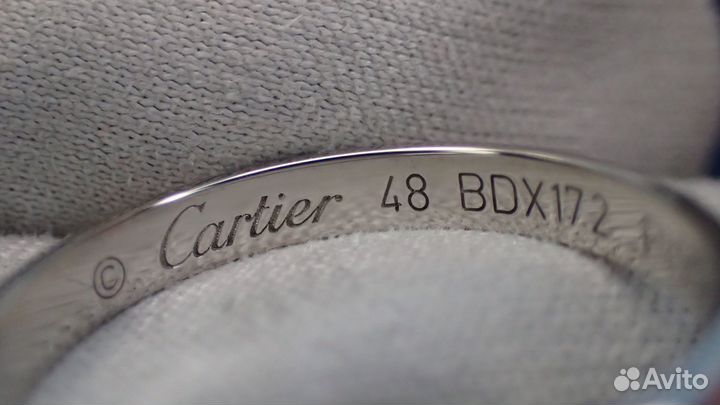 Платиновое кольцо Cartier 1895