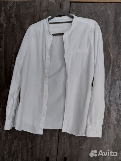 Рубашка белая для мальчика 13-14 лет 164см