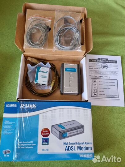 Модем adsl Modem D-Link DSL-200