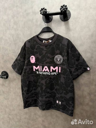 Топовая футболка Bape x Inter Miami(2024)