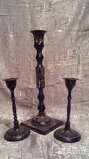 Бронзовые подсвечники