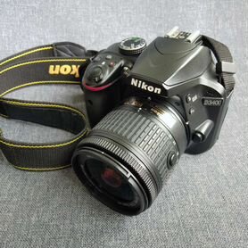 Объектив Nikon 18-55 и D3400