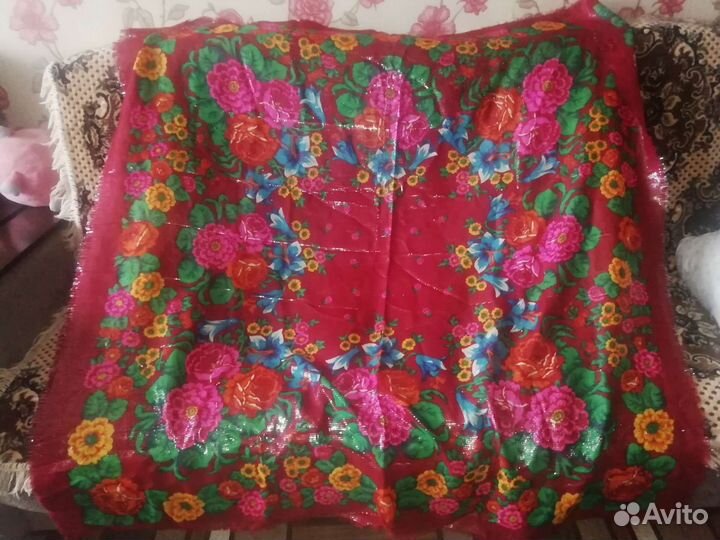 Платок большой с люрексом СССР