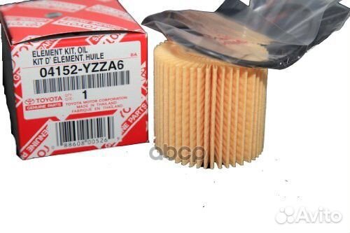 Фильтр маслянный toyota 04152yzza6 04152yzza6