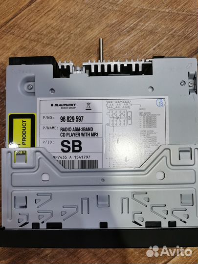 Магнитола Chevrolet Lacetti 96829597 blaupunkt DMS