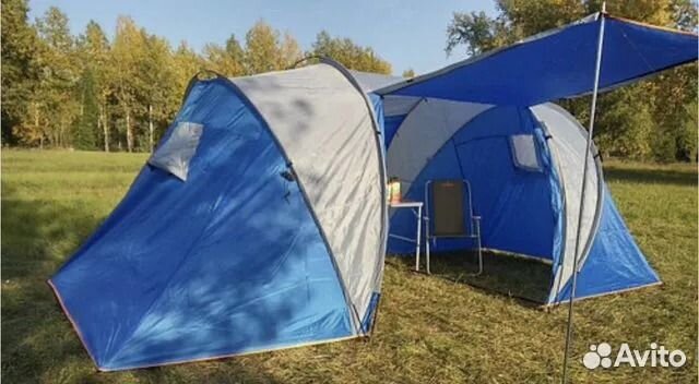 Палатка двухкомнатная 4-х местная