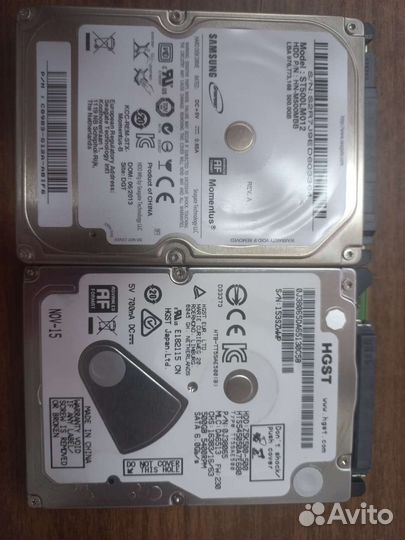 Жесткий диск 2.5 Hdd 500 и 750 Гб