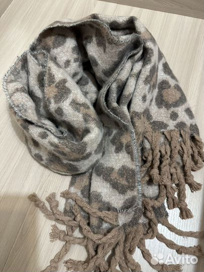 Шарф палантин теплый