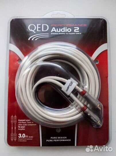 Продам QED Performance Audio 2.Новый.3 метра