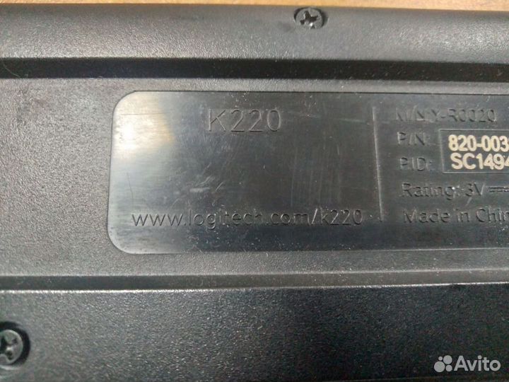 Клавиатура беспроводная logitech k220