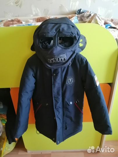Зимняя куртка на мальчика 116-122