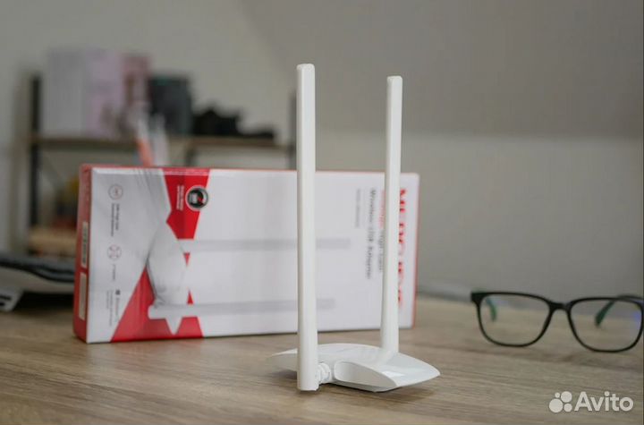 Адаптер WiFi Mercusys MW300UH (2 антенны/300MBit)