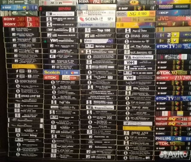 Видеокассеты Видеоклипы