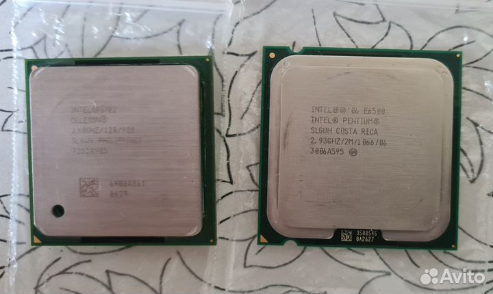Процессоры intel S775/478