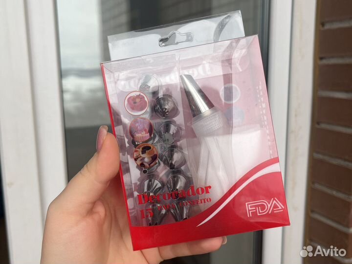 Кондитерский мешок с насадками 12 насадок