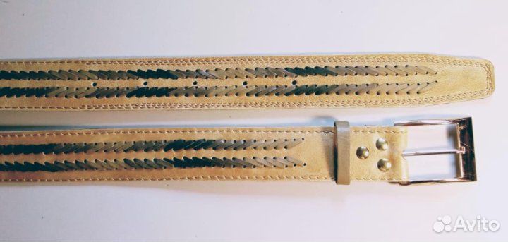 Ремни из натуральной кожи ручной работы