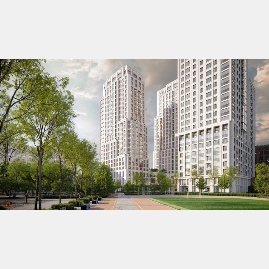 1-к. квартира, 53,2 м², 6/27 эт.