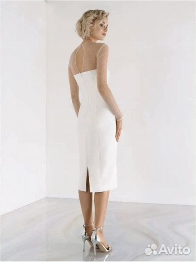 Платье вечернее/свадебное 46 размер