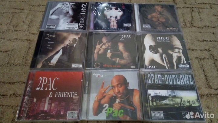 Продам б/у CD, mp3 диски с рэп-музыкой