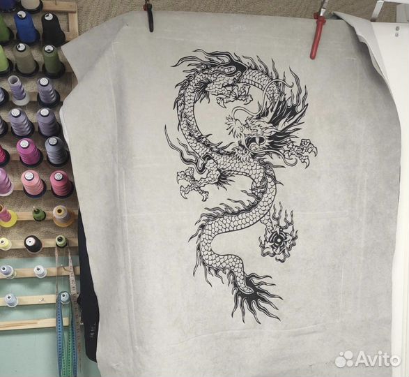 Машинная вышивка/ вышивка на одежде