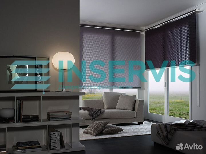 Рулонные шторы снизу вверх