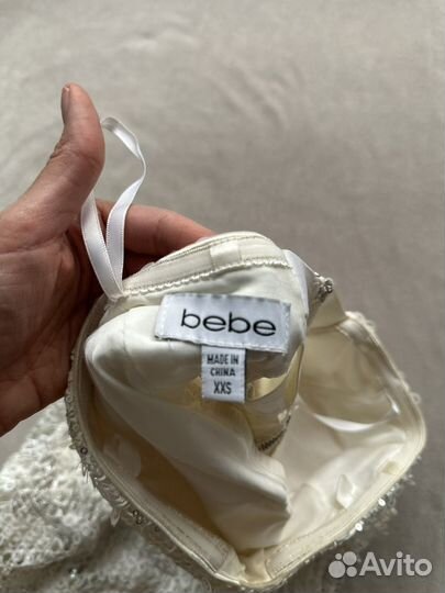 Платье бандо Bebe с пайетками