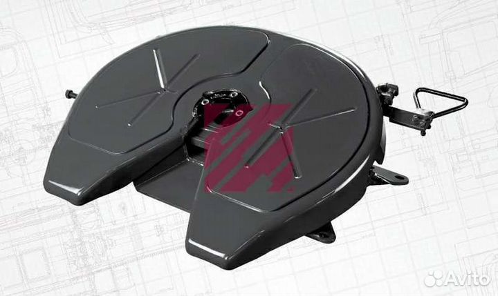 Седло на тягач 185 мм шкворень 2 дюйма