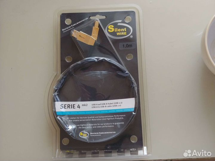 Кабель usb a-b Silent wire serie 4 mk2