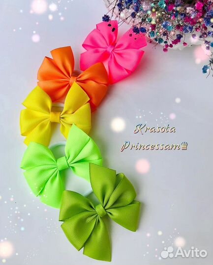 Бантики для девочек ручной работы