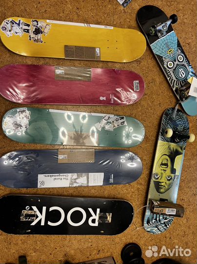 Дека для скейтборда, скейтборды разные