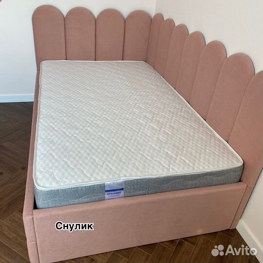 Детская подрастковая кровать со спинками