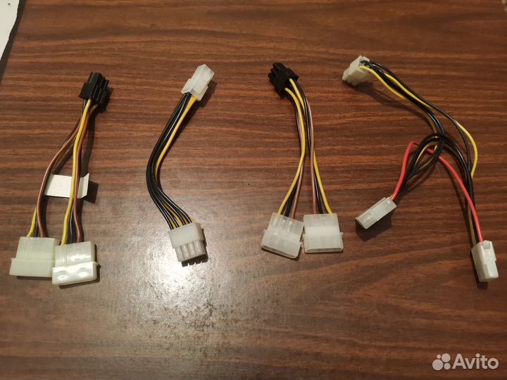 Переходник доп. питания видеокарты molex to 6 pin
