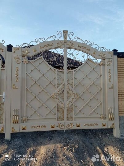 Ворота кованые