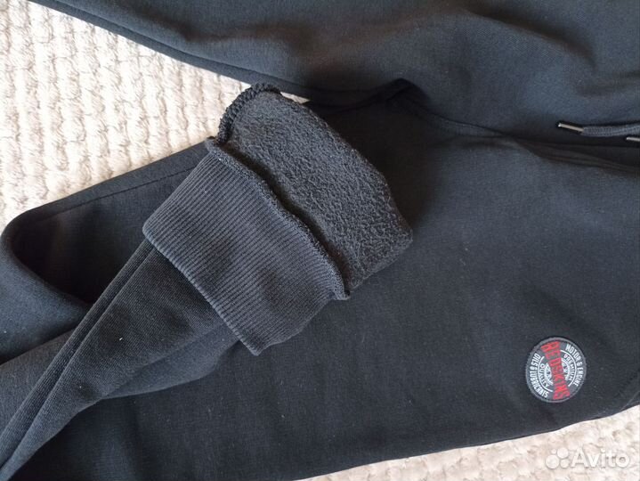 Спортивные штаны теплые с начёсом на рост 160-164