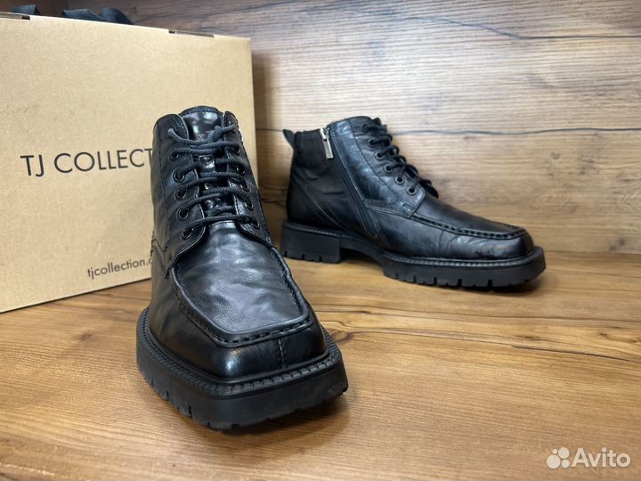 41р ботинки зимние tj collection кожа/мех