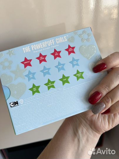 Палитра теней the powerpuff girls