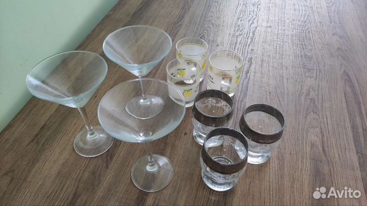 Посуда чайник сервиз рюмки бокалы кружки