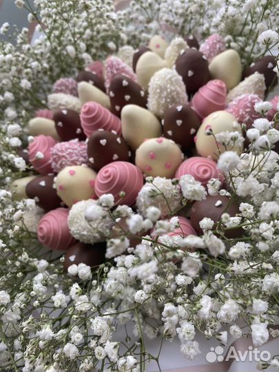 Букет из клубники в шоколаде