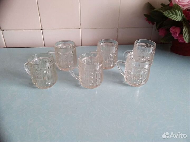 Кружки пивные чешский хрусталь СССР