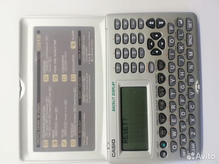 Корманный компьютер casio SF 3900A 128KB