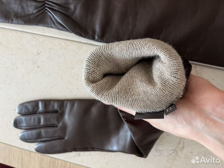 Перчатки женские кожаные 7.5