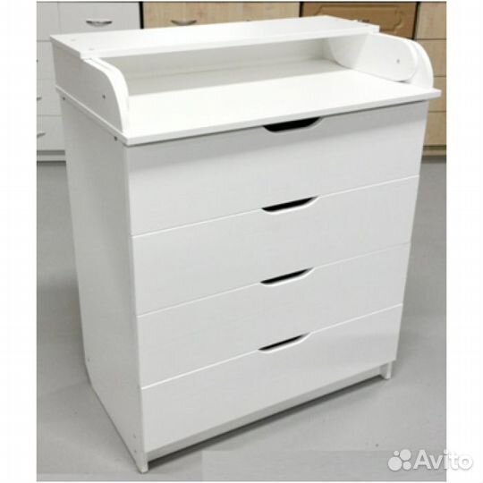 Пеленальный комод белый