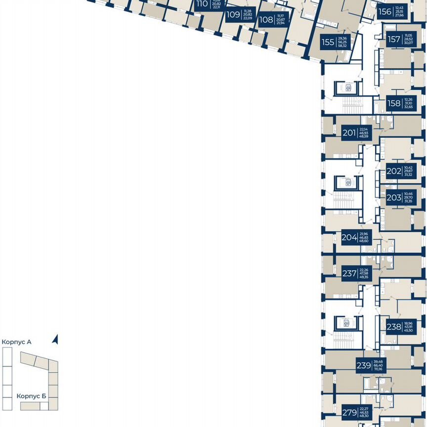 1-к. квартира, 38,7 м², 11/12 эт.