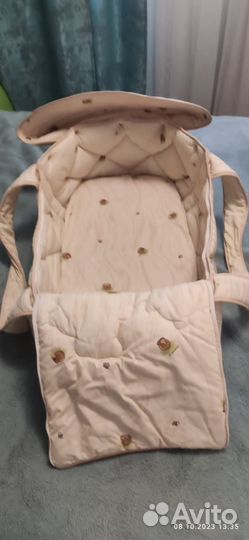 Комплект(на выписку) переноска, одеяло, коврик