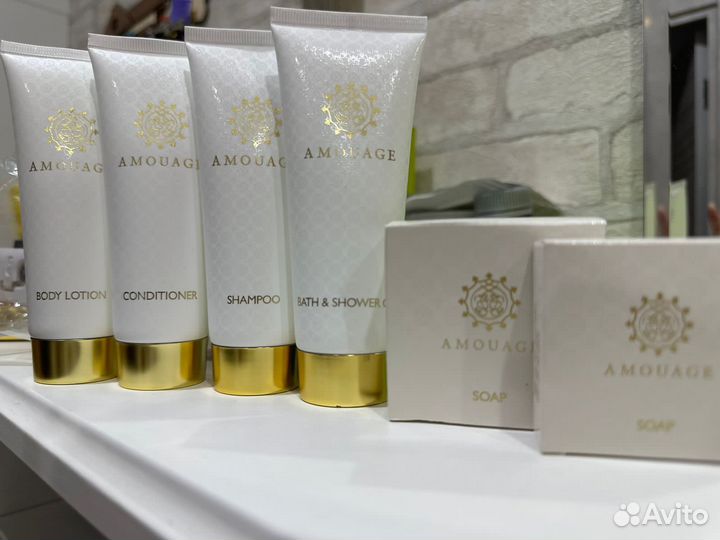 Amouage оригинал лосьон, шампунь, гель, мыло