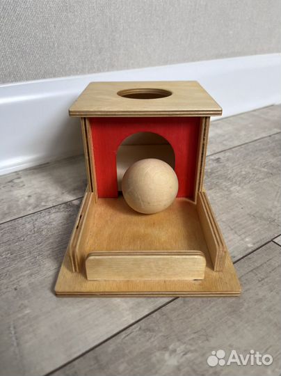 Коробочки монтессори с шариками