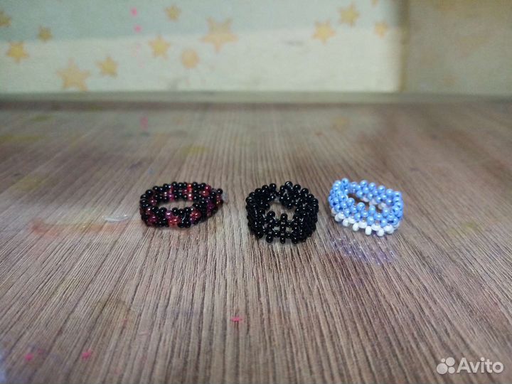 Кольцо из бисера
