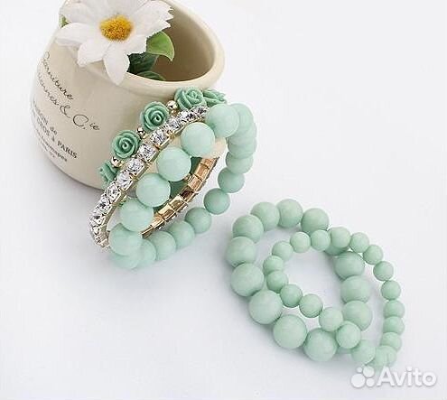 Набор браслетов (5 штук В комплекте) новый